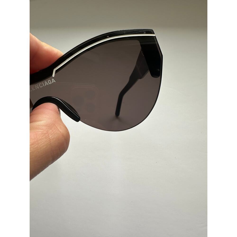Balenciaga BB0004S Ski Cat-Eye Shield Sunglasses - Picture 12 of 15